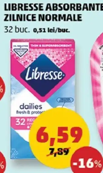 Penny LIBRESSE ABSORBANTE ZILNICE NORMALE Ofertă