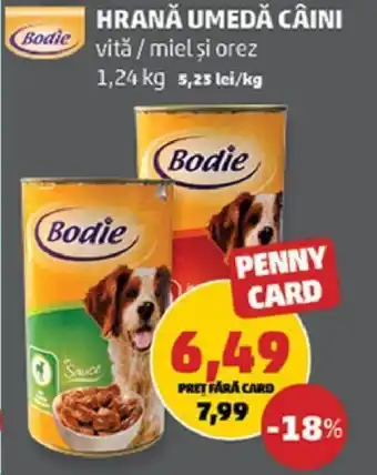 Penny HRANĂ UMEDĂ CÂINI Ofertă