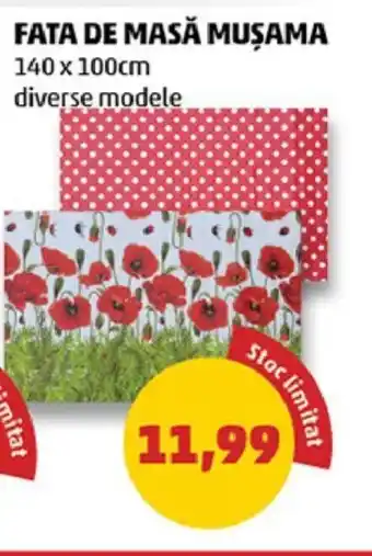 Penny FATA DE MASĂ MUŞAMA Ofertă