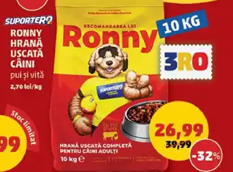 Penny RONNY HRANĂ USCATĂ CÂINI Ofertă