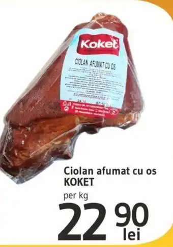 Supeco Ciolan afumat cu os KOKET Ofertă