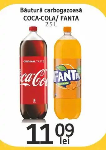 Supeco Băutură carbogazoasă COCA-COLA/ FANTA 2.5 L Ofertă