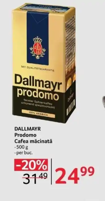 Selgros DALLMAYR Prodomo Cafea măcinată Ofertă