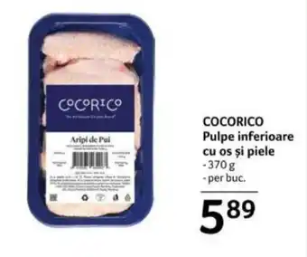 Selgros COCORICO Pulpe inferioare cu os şi piele Ofertă