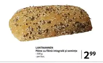 Selgros LANTMANNEN Pâine cu făină integrală şi semințe Ofertă