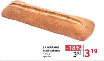 Selgros LA LORRAINE Maxi ciabatta Ofertă