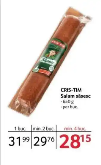 Selgros CRIS-TIM Salam săsesc Ofertă