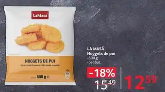 Selgros LA MASĂ Nuggets de pui Ofertă