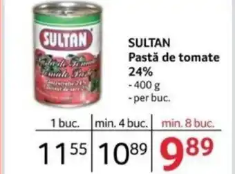 Selgros SULTAN Pastă de tomate 24% Ofertă