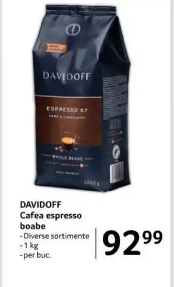 DAVIDOFF Cafea espresso boabe
