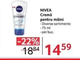 Selgros NIVEA Cremă pentru mâini Ofertă