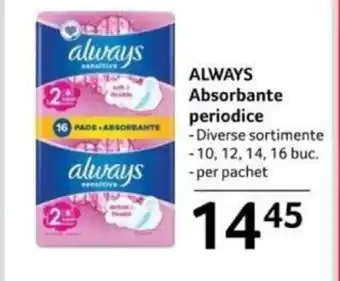 Selgros ALWAYS Absorbante periodice Ofertă