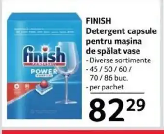 Selgros FINISH Detergent capsule pentru maşina de spălat vase Ofertă
