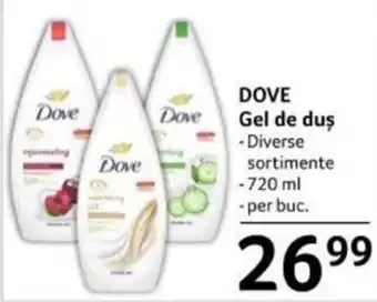 Selgros Dove Gel de duş Ofertă