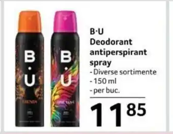 Selgros B.U Deodorant antiperspirant spray Ofertă