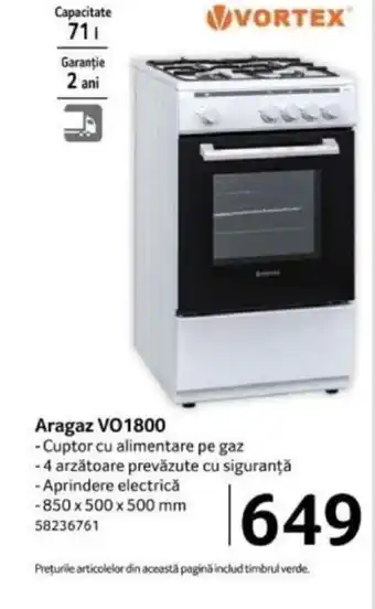 Selgros Aragaz V01800 Ofertă