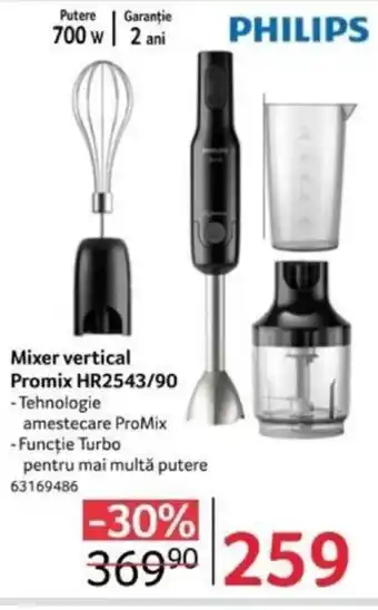 Selgros Mixer vertical Promix HR2543/90 Ofertă
