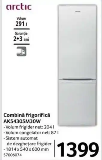 Selgros Combină frigorifică AK54305M30W Ofertă