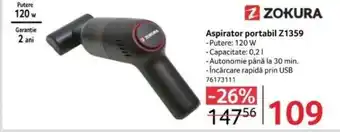 Selgros Aspirator portabil Z1359 Ofertă