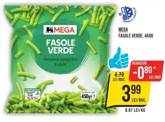 Mega Image MEGA FASOLE VERDE, 450G Ofertă