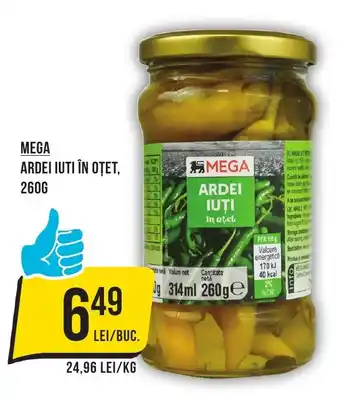 Mega Image MEGA ARDEI IUTI ÎN OȚET, 260G Ofertă