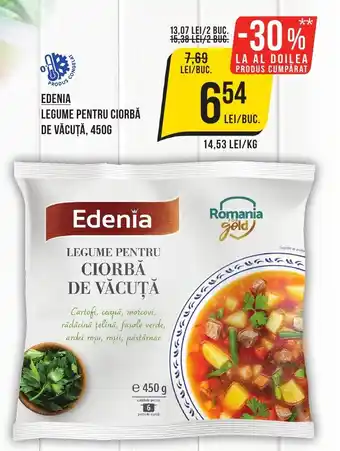 Mega Image EDENIA LEGUME PENTRU CIORBĂ DE VĂCUŢĂ, 450G Ofertă