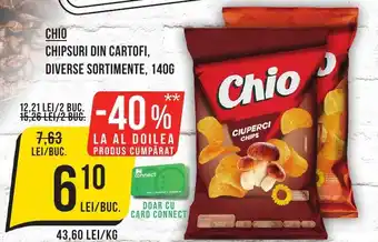 CHIO CHIPSURI DIN CARTOFI, DIVERSE SORTIMENTE, 140G