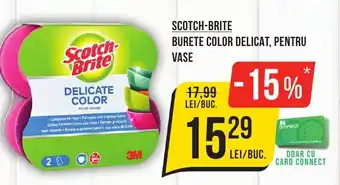 SCOTCH-BRITE BURETE COLOR DELICAT, PENTRU VASE