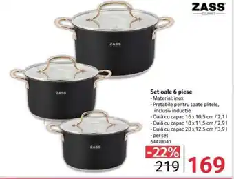 Selgros Set oale 6 piese Ofertă