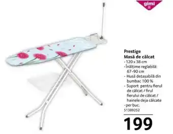 Selgros Prestige Masă de călcat Ofertă