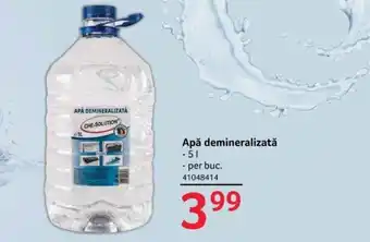 Selgros Apă demineralizată Ofertă
