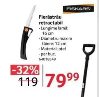 Selgros Fierăstrău retractabil Ofertă