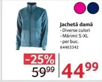 Selgros Jachetă damă Ofertă