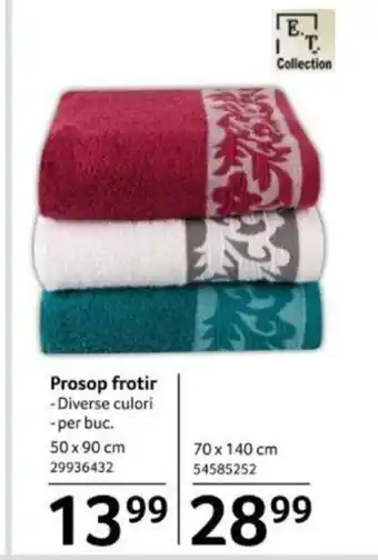 Selgros Prosop frotir Ofertă