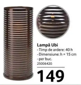 Selgros Lampă Ubi Ofertă