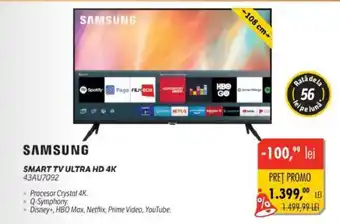 Flanco SAMSUNG SMART TV ULTRA HD 4K Ofertă