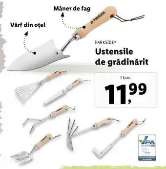 Lidl Ustensile de grădinărit Ofertă