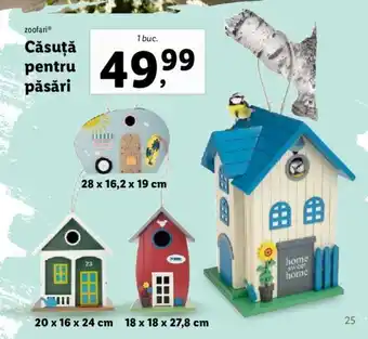 Lidl Căsuță pentru păsări Ofertă