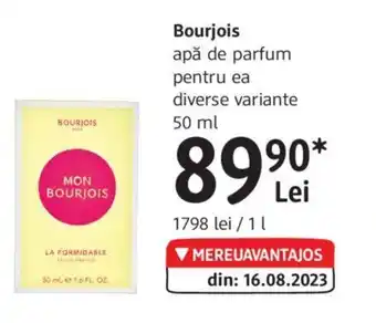 Bourjois apă de parfum pentru ea diverse variante 50 ml