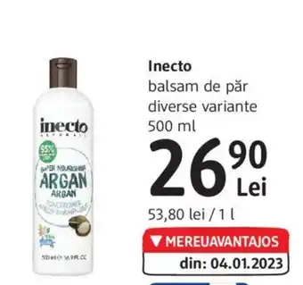 DM Inecto balsam de păr diverse variante 500 ml Ofertă