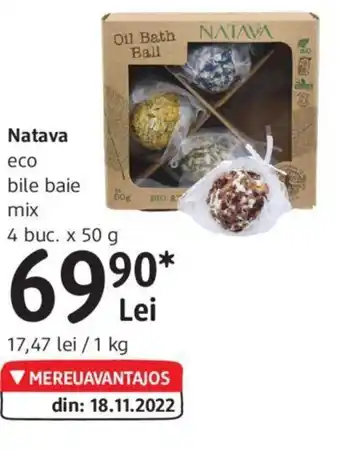 Natava eco bile baie mix 4 buc. x 50 g