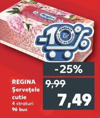 Kaufland REGINA Şerveţele cutie Ofertă