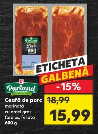 Kaufland Ceafă de porc Ofertă
