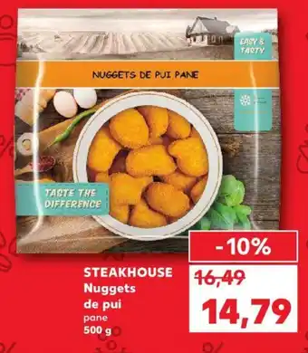 Kaufland STEAKHOUSE Nuggets de pui pane 500g Ofertă