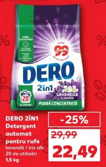 Kaufland DERO 2IN1 Detergent automat pentru rufe Ofertă