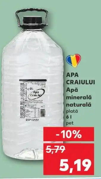 Kaufland APA CRAIULUI Apă minerală naturală Ofertă