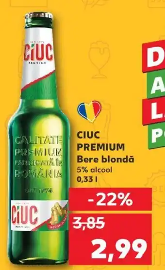 Kaufland CIUC PREMIUM Bere blondă Ofertă