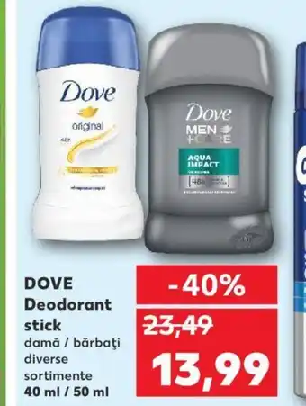 Kaufland DOVE Deodorant stick Ofertă