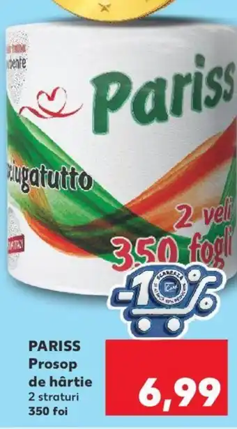Kaufland PARISS Prosop de hârtie Ofertă