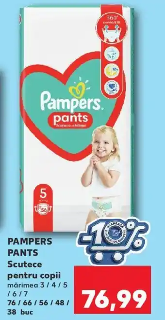 Kaufland PAMPERS PANTS Scutece pentru copii Ofertă